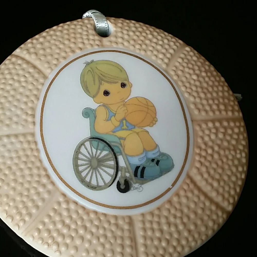 Give Ability A Chance Basketball Christmas Ornament
